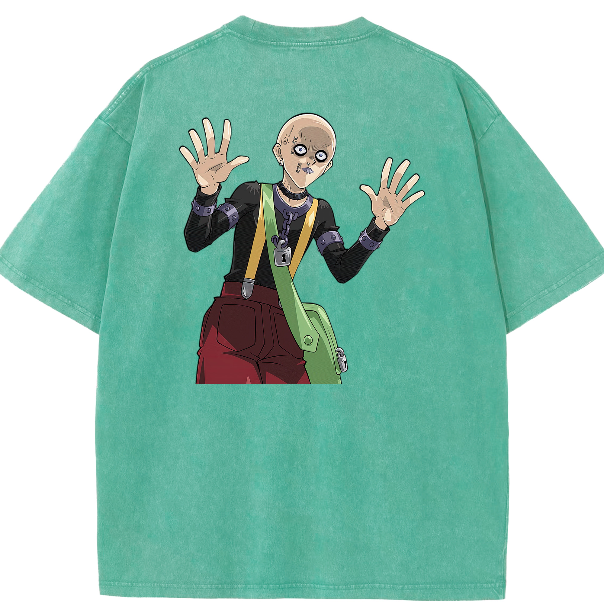 （画像用） 遊☆戯☆王 Yu-Gi-Oh! 綿100% ヴィンテージ風 半袖Tシャツ（背面プリント）
